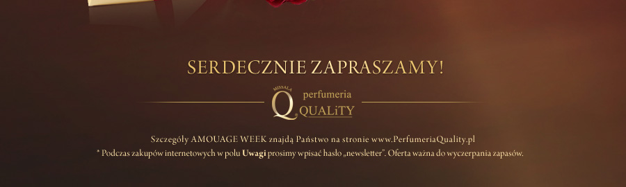 AMOUAGE WEEK | Tydzie z luksusow mark Amouage w Perfumeriach Quality! 